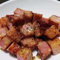 きのっぴぃ２号's cooksnap of when they made 厚切りベーコンのハニーマスタード.