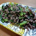 花コーヒ's cooksnap of when they made 小松菜と豚ひき肉のオイスターソース炒め.