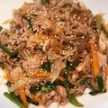 ちぴ隊長's cooksnap of when they made 豚こまチャプチェ。かさ増しの定番。.
