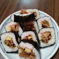 松潤LOVE♥️♥️'s cooksnap of when they made 巻き寿司の綺麗な切り方.