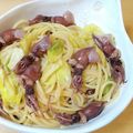 Ocean_ray's cooksnap of when they made ホタルイカと春キャベツのパスタ.