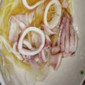 ☆ミルミル's cooksnap of when they made マリネ（ヤリイカ＊新玉ねぎ）.