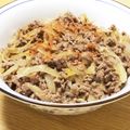 まりっコぐらし's cooksnap of when they made フライパン1つで合挽き肉の牛丼風.