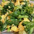 toshio39's cooksnap of when they made ✿菜の花と ふわふわ卵のコンソメバター✿.