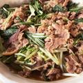 拓斗ここな's cooksnap of when they made 水菜と牛肉の煮物.