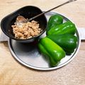 はい☆うさぎ's cooksnap of when they made 簡単おつまみ♪パリパリ生ピーマンと肉味噌.