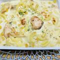 ボブナナ's cooksnap of when they made ☆鮭とほうれん草のマカロニグラタン☆.