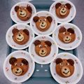 まみたすくっく's cooksnap of when they made 超簡単！HMで作る、可愛いクママフィン♪.