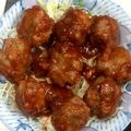 ゃゃッキりん梵's cooksnap of when they made 揚げないミートボールのケチャップソース.