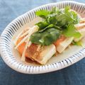 バカリャウ's cooksnap of when they made 豆腐とスモークサーモンの重ね蒸し.