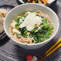 バカリャウ's cooksnap of when they made お酒の締めに！あったかニラ玉そば。.