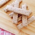 umi☆neco's cooksnap of when they made 簡単おやつ☆ごまごまスティッククッキー。.