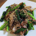 いたちゃん55's cooksnap of when they made 豚こまとほうれん草の春雨炒め.