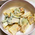 ＊Kyon＊'s cooksnap of when they made たけのことゆで卵のサラダ.