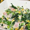 共働きズボラ新米主婦's cooksnap of when they made 基本の★ポパイサラダ♡ほうれん草サラダ♡.