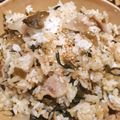 ＊piro＊'s cooksnap of when they made 豚肉と高菜の混ぜご飯.