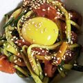 ぶじりん's cooksnap of when they made ♡簡単！生ハムユッケ♡.