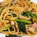 MagniFood's cooksnap of when they made ＊菜の花とベーコンの柚子胡椒パスタ＊.