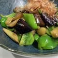 iam樹's cooksnap of when they made 簡単！なすとピーマンのおかかポン酢炒め.