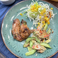 栗丸うさぎ's cooksnap of when they made きゅうりとカニカマの卵炒め.