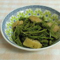 umemodoki's cooksnap of when they made タラの芽と油揚げのさっと煮.