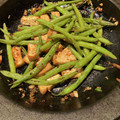 ChipHaoChi's cooksnap of when they made 台湾料理・いんげんとひき肉の炒め物.