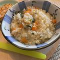 akarin26's cooksnap of when they made 離乳食☆栄養たっぷりしらすと卵のお粥.