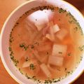 わらいおん's cooksnap of when they made 大根入り野菜コンソメスープ.