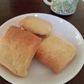 まさかやっほー's cooksnap of when they made ふんわり食パンで簡単おもしろメロンパン.