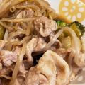 hakobetet's cooksnap of when they made 長ネギと豚こまの簡単旨煮♡.