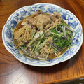 amjkao's cooksnap of when they made 簡単★豚肉と水菜のさっと煮.