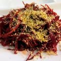 vivianj's cooksnap of when they made 下処理なしで超簡単ビーツのきんぴら.