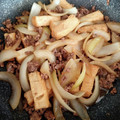 ラフロイグ31年's cooksnap of when they made 厚揚げとひき肉の甘辛煮.