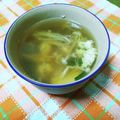 ﾁｲﾁｬﾝﾏﾏ's cooksnap of when they made ニラ玉えのきのおすまし.