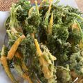 kotebun's cooksnap of when they made 間引き人参葉のかき揚げ.