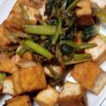 鶏皮坊主's cooksnap of when they made 厚揚げと小松菜のごま味噌炒め.