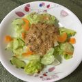 puniＫ's cooksnap of when they made 納豆サラダ.