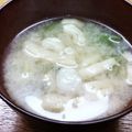 プルンバゴ's cooksnap of when they made 油あげと長ねぎの味噌汁.