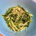 ＊＊めろん＊＊'s cooksnap of when they made レンジ１分半！水菜の胡麻和え。お弁当にも.