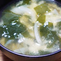 ﾋﾟﾛﾐ♡'s cooksnap of when they made 簡単☆玉ねぎとわかめのお味噌汁.