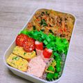 のんべぇヒロ's cooksnap of when they made お弁当・朝食に★肉そぼろとねぎの卵焼き.
