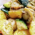 りえ亭's cooksnap of when they made 簡単★新じゃがとズッキーニのバジル炒め.