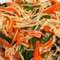 ポムポムポヨコ's cooksnap of when they made レンジで簡単！ニラとえのきのナムル.