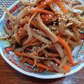 ひっこ's cooksnap of when they made 常備食、ゴボウと人参のキンピラ☆.