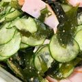 ユウとココ's cooksnap of when they made 白だしで！きゅうりとワカメの定番酢の物.