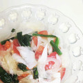 なめこおろし's cooksnap of when they made ほうれん草と新玉ねぎの中華風サラダ.