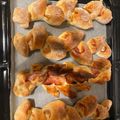 ninamoe's cooksnap of when they made ★HBで作る★ベーコンエピ（手順写真有）.