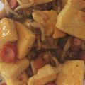 ユッキー1119's cooksnap of when they made ガリバタ醤油の豆腐ステーキ.