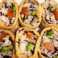 梅おにぎりが好き's cooksnap of when they made ひじきと枝豆の超絶品♡いなり寿司.