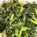 梅おにぎりが好き's cooksnap of when they made レンジで簡単！春菊のおひたし.